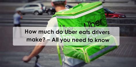 How much does an uber eats driver make. Things To Know About How much does an uber eats driver make. 